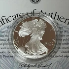 1996-P American Eagle 1 oz Silver Proof Coin (w/Box & COA)