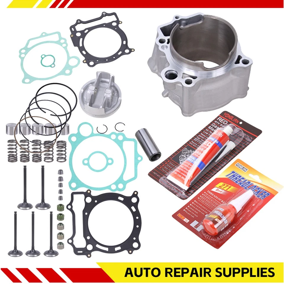 For Yamaha YFZ450 YFZ 450 95mm Cylinder Piston Rings Gaskets Top End Rebuild Kit Foto 3 de 4
