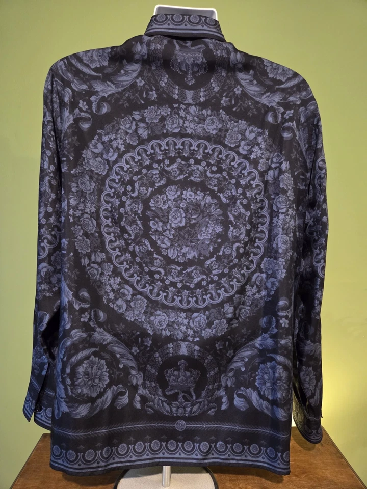 Versace Barocco Silk Shirt - Image 3 of 4