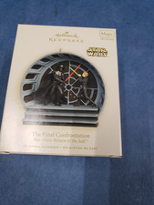 Hallmark Keepsake Ornament 2008 Star Wars VI Final Confrontation Light  Sound
