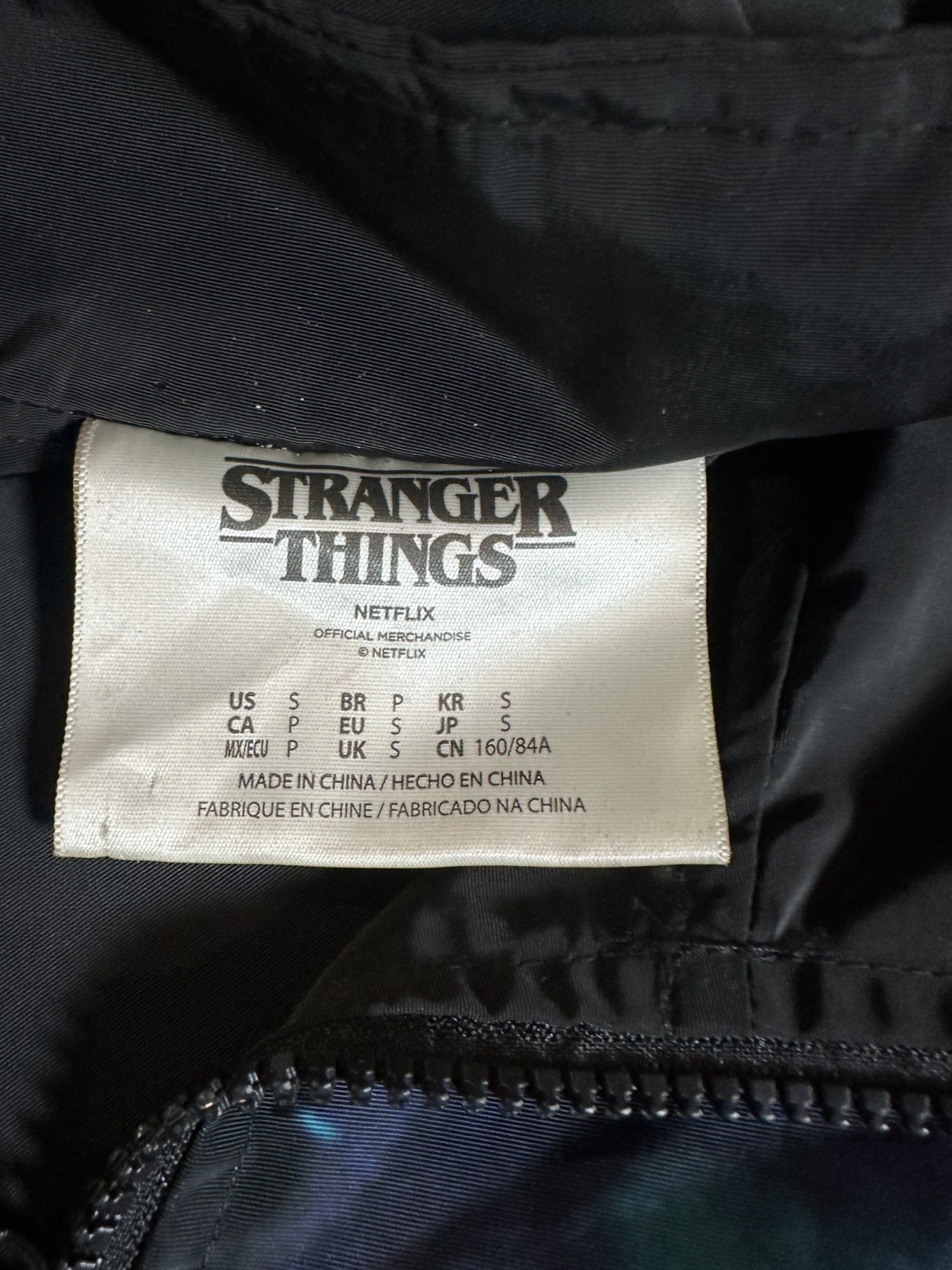 Stranger Things X Forever 21 Special Edition Will Byers Black Bomber Jacket S image 3