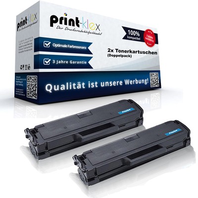 2x Premium Tonerkartuschen für Samsung MLT-D101 Austausch XXL-Easy Print Serie