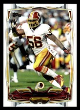 2014 Topps #72 Perry Riley Jr. Card Washington Redskins