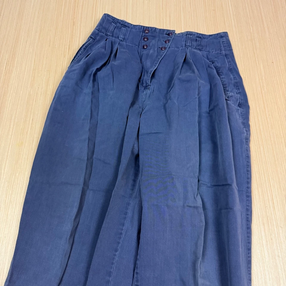 Vintage 80s 90s Parachute Pants Pleated baggy Union Bay men's 30x26 wide leg - Image 2 of 4