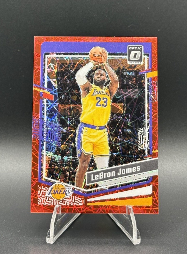 2023-24 Panini Donruss Optic - LeBron James #65 Red Velocity Prizm /299