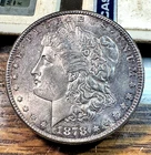 1878-S Morgan Silver Dollar Nice Original Lightly Toned BU CHRC