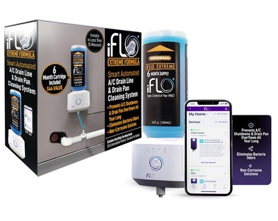 iFLO  Smart A/C Drain Line and Pan IFLO Kit w/ 6-Month Cartridge 
