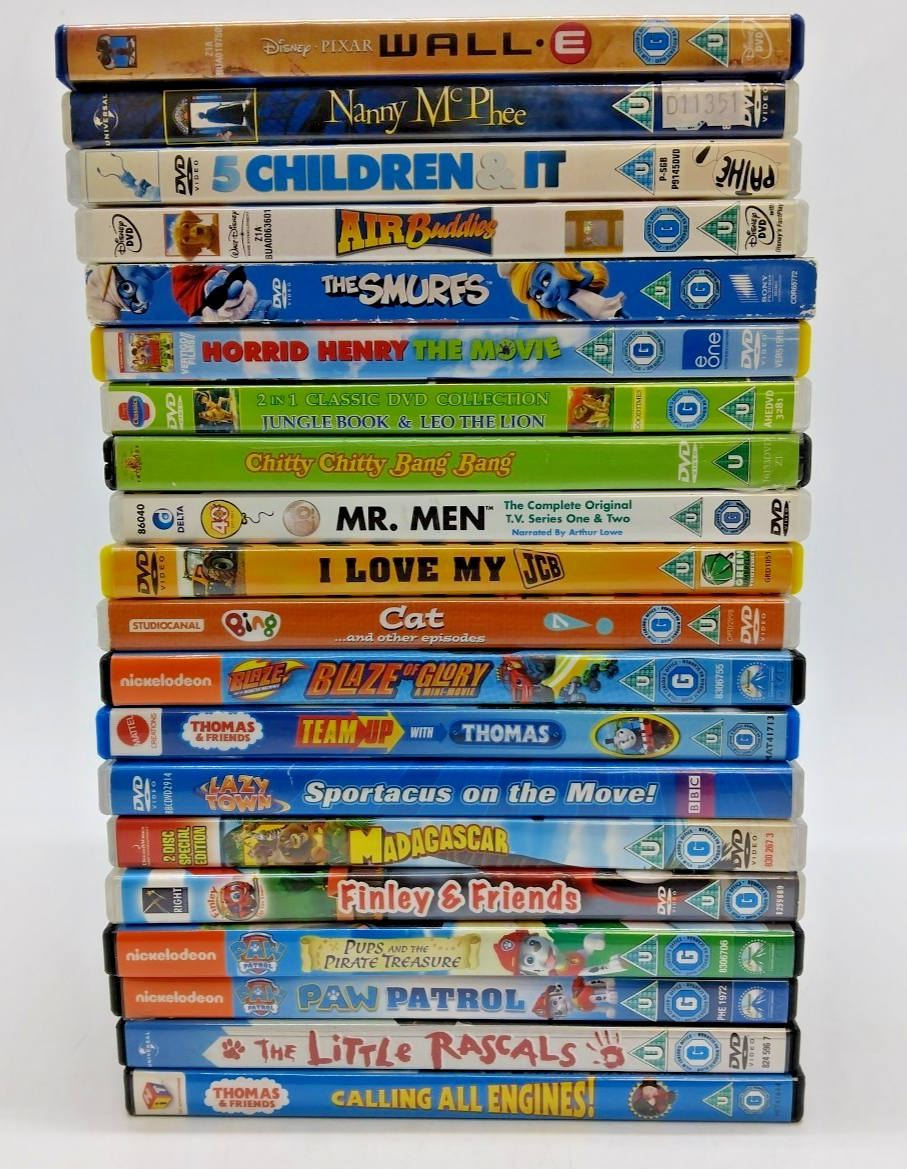 DVD Bundle/Job Lot - Children's Animation X20 - Paw Patrol/Smurfs/Thomas + More