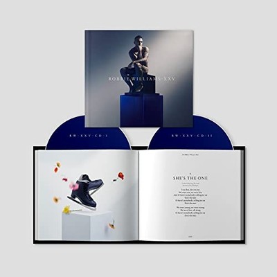 Robbie Williams - XXV (Deluxe Hardback book 2CD - Robbie Williams CD 3WVG The