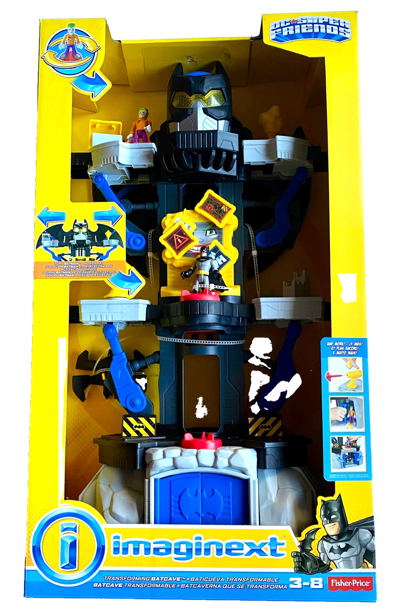 アメコミ Fisher-Price - Fisher-Price DCTransformingBatcave Fisher-Price Imaginext DC Super Friends Transforming Batcave - New