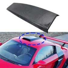 Real Carbon Fiber Roof Scoop Cover Intake Trim For Audi R8 Type 42 Coupe 2008-12 Real Carbon Fiber Roof Scoop Cover Intake Trim For Audi R8 Type 42 Coupe 2008-12