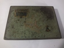 Vintage "Capstan " Navy Cut WD & HO Wills Cigarette Tin Fishing Fly Compartments