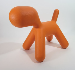 MAGIS By Eero Aarnio, 2005, Me Too Orange Puppy - Small 13 1/2" tall or 34.5 CM