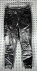 L’Agence shiny silver foil coated jeans size 27