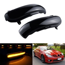 1 Paar Schwarz Rückspiegel Blinker lampen für Mercedes SLK R171 ab 2004-2008
