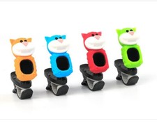 CAT Clip-on Chromatic Digital Tuner: Guitar Ukulele Bass Violin Cute Fun