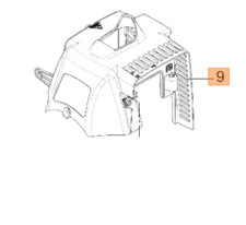 CUFFIA CILINDRO PER DECESPUGLIATORE SPARTA 381/441 OLEOMAC