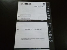 Original Service Manual Schaltplan AIWA CDC-R136