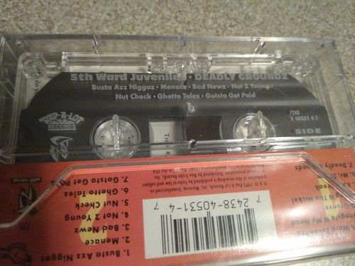 5TH WARD JUVENILEZ -DEADLY GROUNZ---1995 RAP-A-LOT SEALED CASSETTE w/ STICKER!!! - Picture 3 of 5