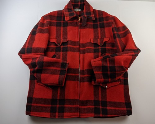 VTG Sportclad Wool Buffalo Plaid Suit Set Coat 44 Pant 32X24.5 Talon Zip FLAWED - Picture 19 of 24