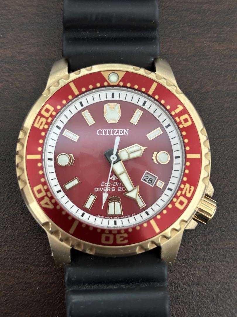 Citizen Marvel Iron Man Bn0164-07Z | eBay