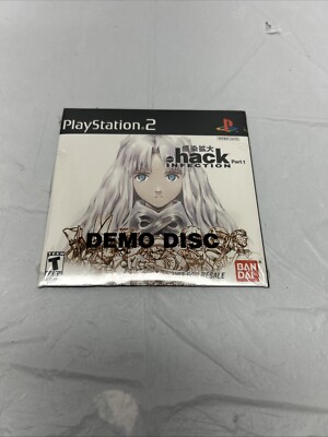 .Hack Infection Part 1 Demo Disc Playstation 2 PS2 Dot Hack New Sealed.    10