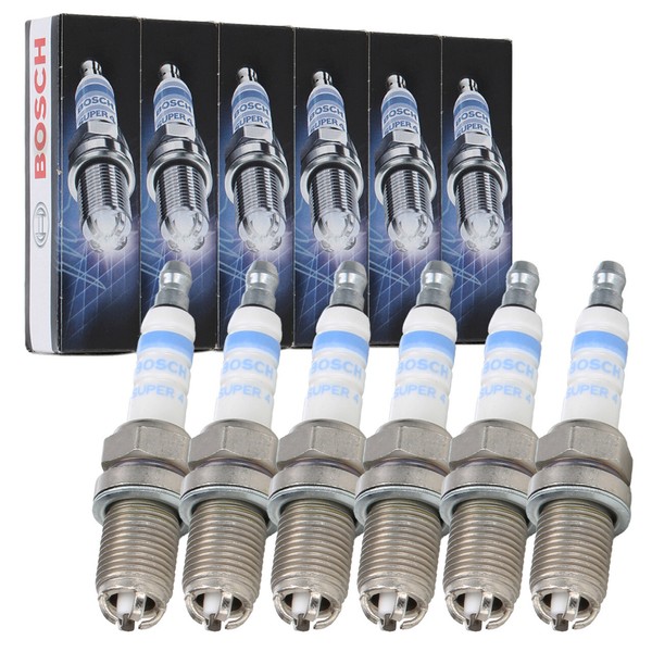 6X Bosch 0242232502 FR78X ZüNdkerze FüR Audi Bmw Ford Jaguar Jeep Opel Toyota-image