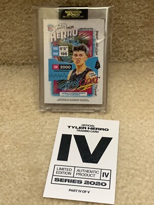 2020 Tyson Beck Tyler Herro RC Limited Edition Part IV Miami Vice