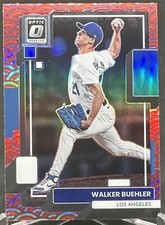 Walker Buehler 2022 Panini Donruss Optic Photon Prizm SSP #142