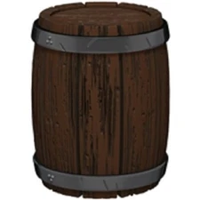 Pathfinder Battles miniatures 1x x1 Barrel Rusty Dragon Inn NM