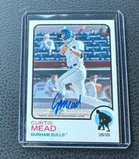 2022 Topps Heritage Minor League Curtis Mead Real One Auto