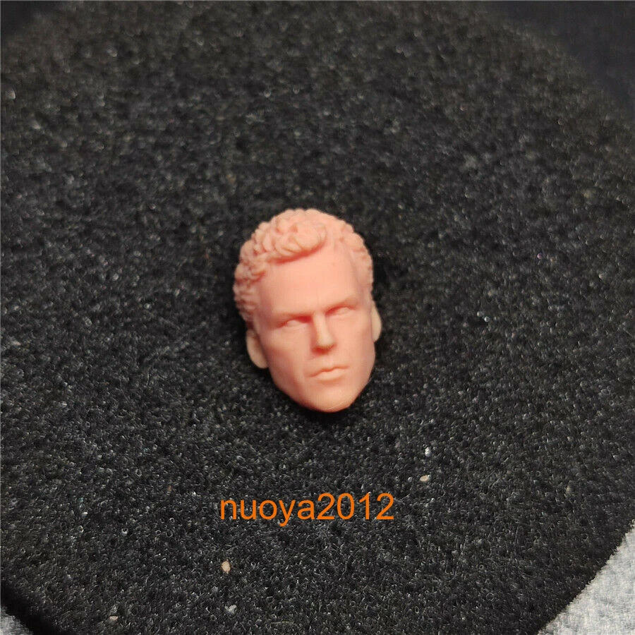 Figura de acción masculina de juguete corporal 1/18 cabeza esculpida tallada ajuste tallada 3,75 pulgadas Foto 4 de 4