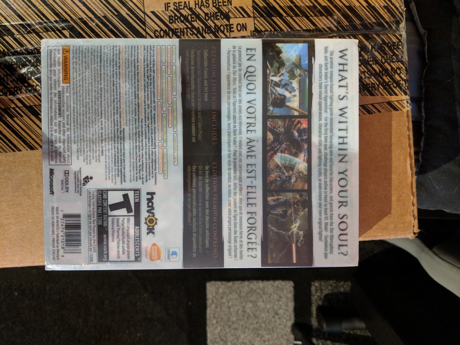 Soul Calibur IV Premium Edition - Xbox 360 Fighting Game With Yoda & Extras