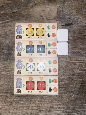 Great Western Trail (2nd Edition) Game Plan B Replacement Parts Count Tiles