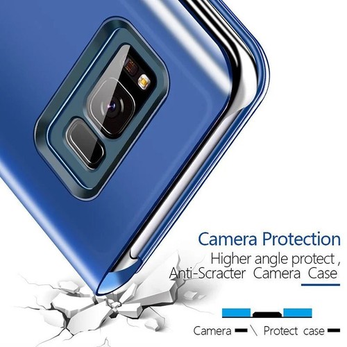 Lustro Flip Case do Samsung S25 S24 S23 S21 A16 A15 Skórzany stojak na telefon Etui - Zdjęcie 8 z 20