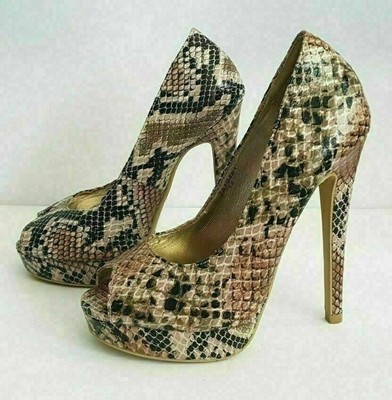 new look snake skin shoes