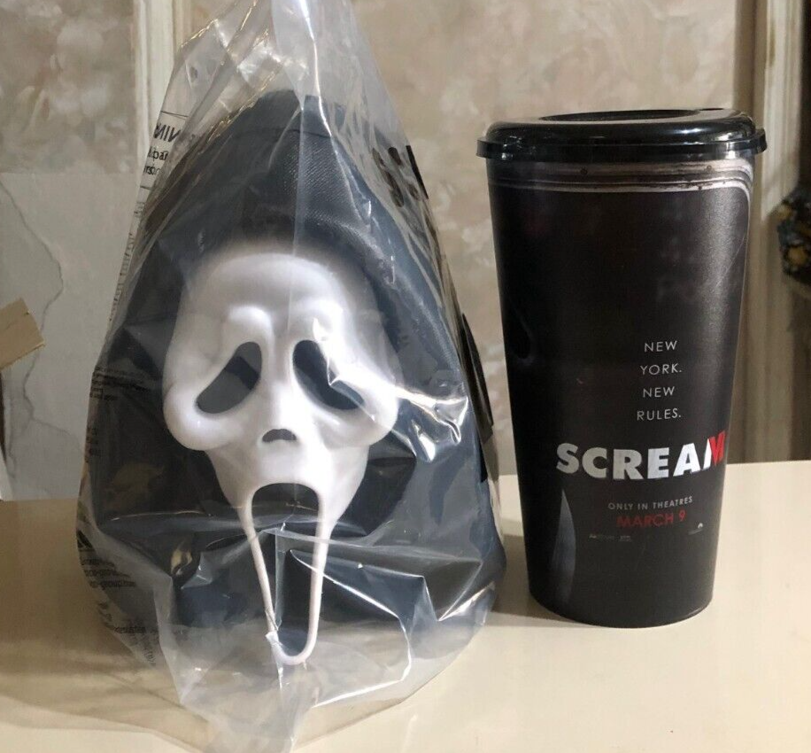 Scream 6 VI authentic movie Plastic Cup + Popcorn Ubuy Ghana