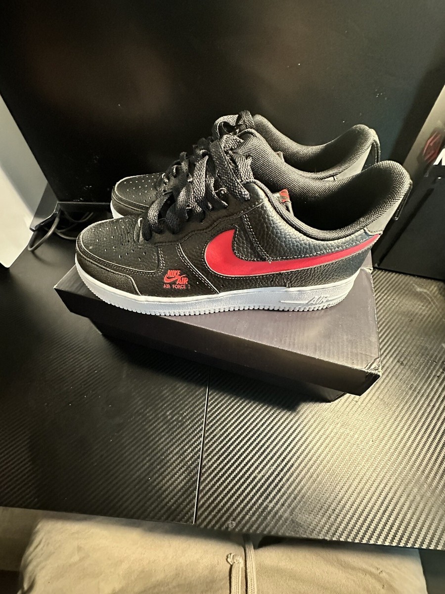 nike air force 1 lv8 utility black and red