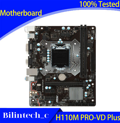 FOR MSI H110M PRO-VD PLUS DDR4 32G Motherboard all-solid-state integration