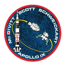 3" NASA APOLLO 9 MILITARY STICKER DECAL USA MADE