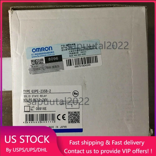 New in box Omron G3PE-235B-2 G3PE235B2 One year warranty