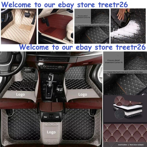 Fit For Toyota Corolla Car Floor Mats Luxury Custom Waterproof Auto Carpets Pads - Picture 23 of 37