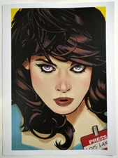 SUPERMAN #13 / LOIS LANE Print by Artist Adam Hughes Double Sided Printing 