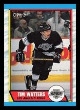 Tim Watters #212 1989-90 O-Pee-Chee Los Angeles Kings