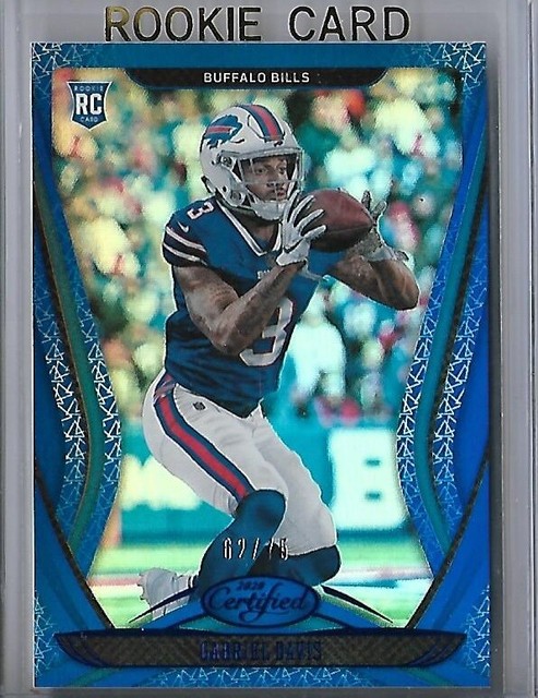 2020 Panini CERTIFIED GABRIEL DAVIS Mirror Blue Rookie RC d 62 75 EBay