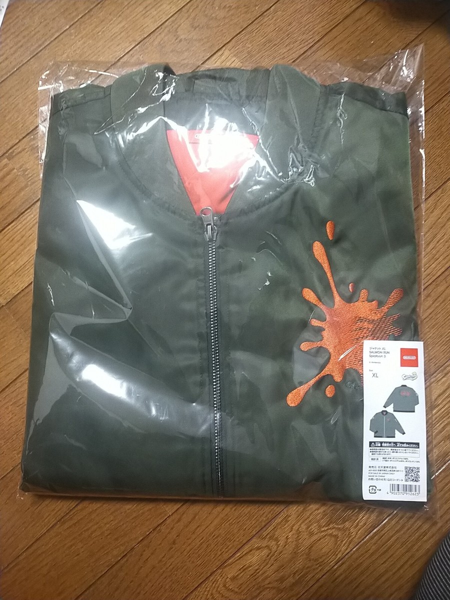 ジャケット Salmon Run Splatoon 3 サイズ M Jacket Nintendo Splatoon 3 SALMON RUN Jacket Size S 2023 Store