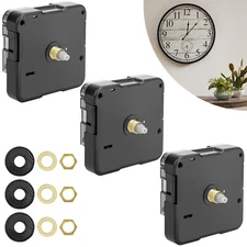 3pcs Clock Movement Mechanism Quartz Wall DIY Repair Replacement Tool Parts Kit