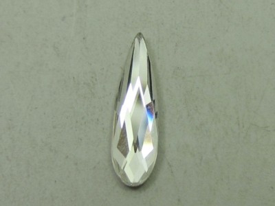 8 pcs. RAINDROP 14X3.9mm CRYSTAL FLAT BACK BRILLIANCE Rhinestones