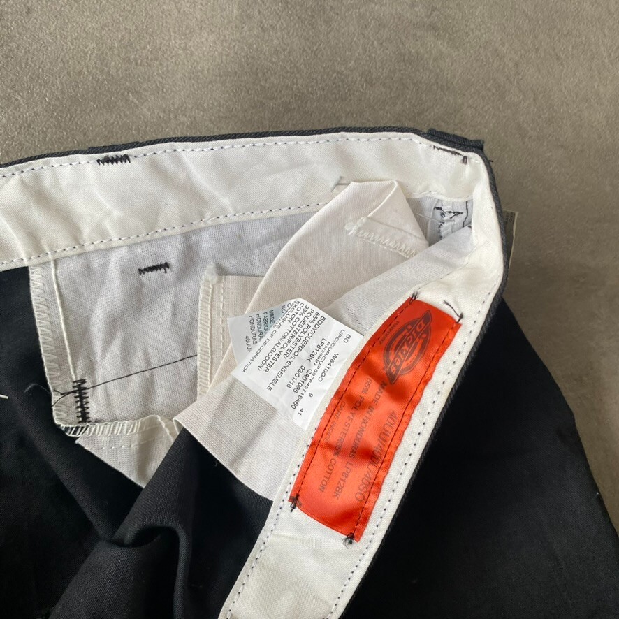 Dickies Trousers Mens 40" Loose Fit Carpenter Workwear Canvas Pants Black image 5