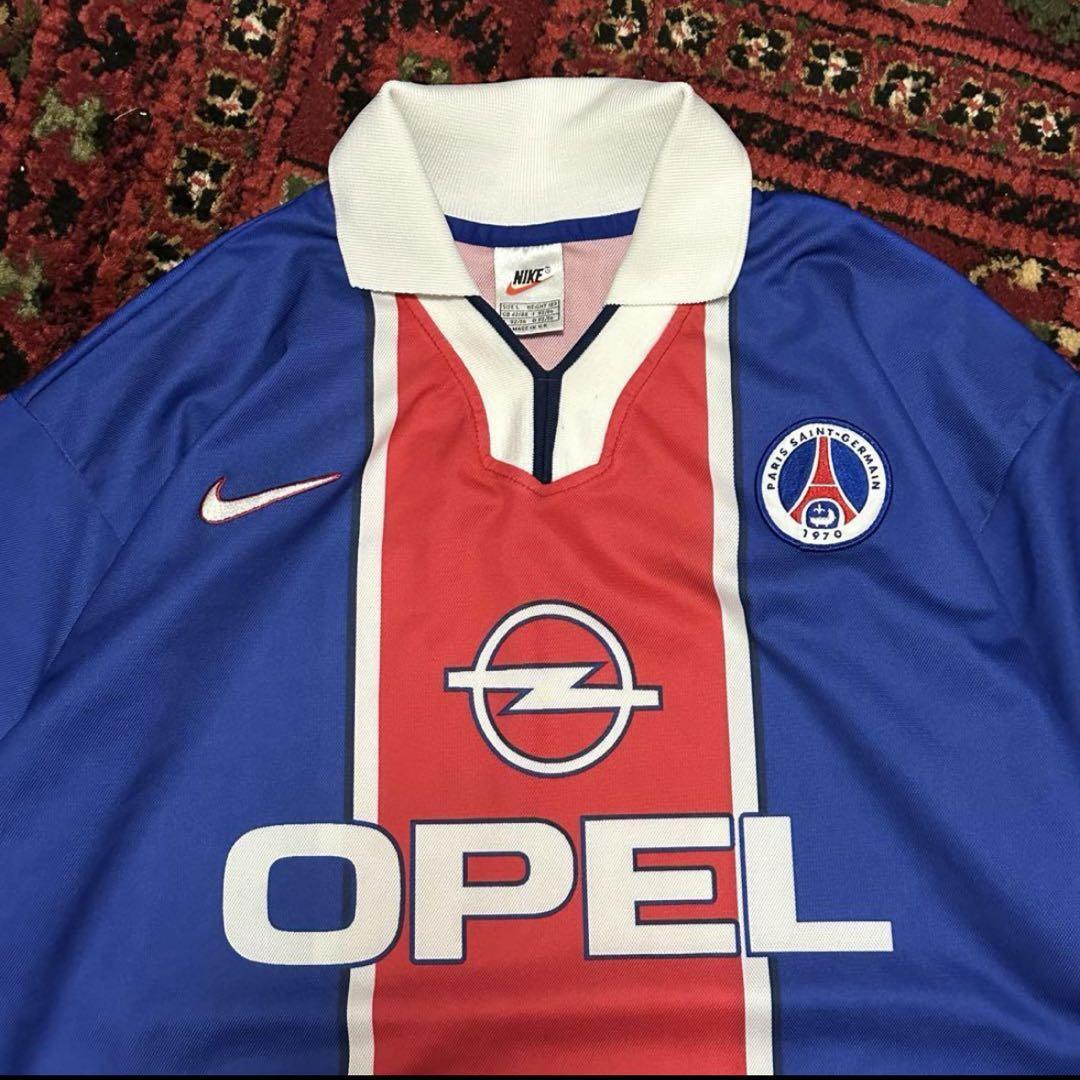 Vintage PSG Paris Saint-Germain 97-98 Home Size L Nike Jersey